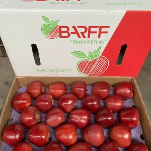 a box of red apple