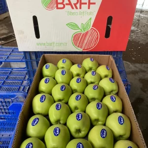 a box of green apple