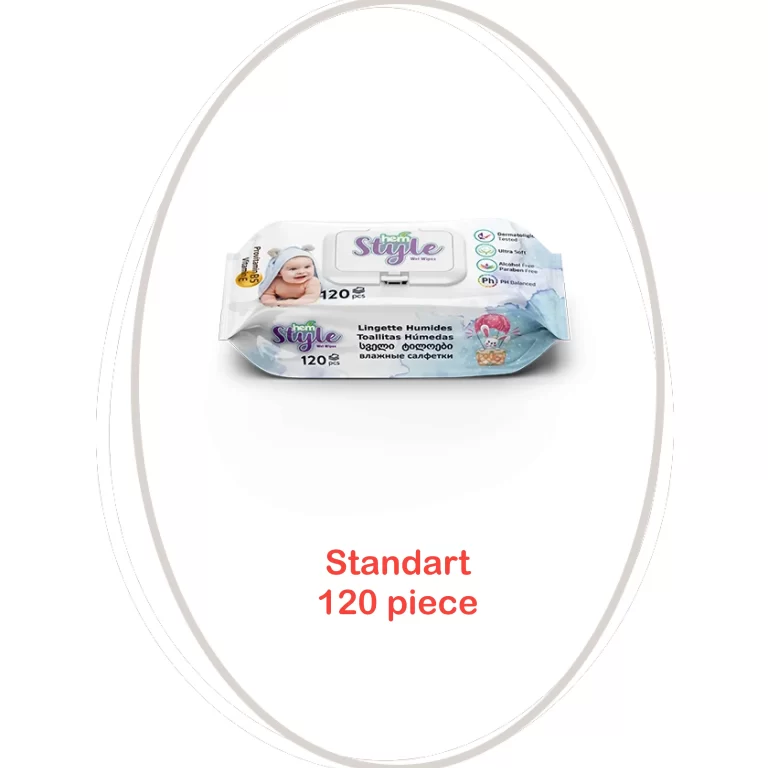 hemstyle baby wipes standart 120 piece